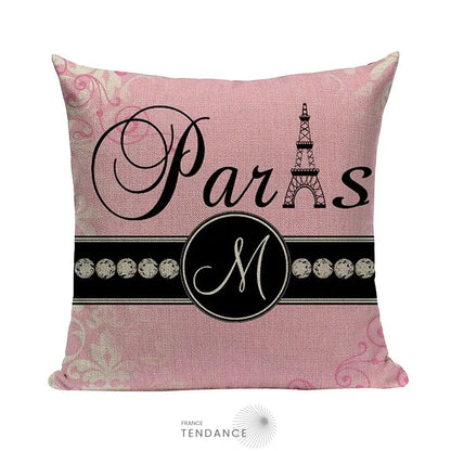 Taie De Coussin Décorative 45x45 - Série Paris |
