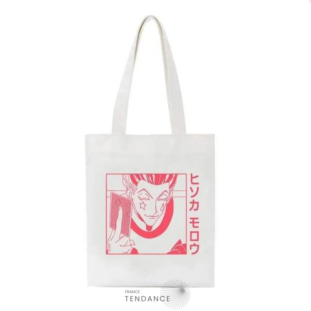 Tote Bag Hisoka (blanc) | France-Tendance