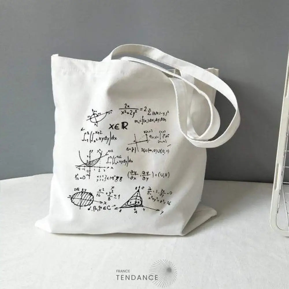 Tote Bag Math | France-Tendance