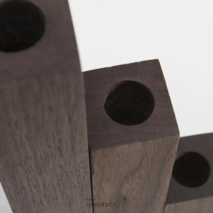 Walnut Vase En Bois | France-Tendance